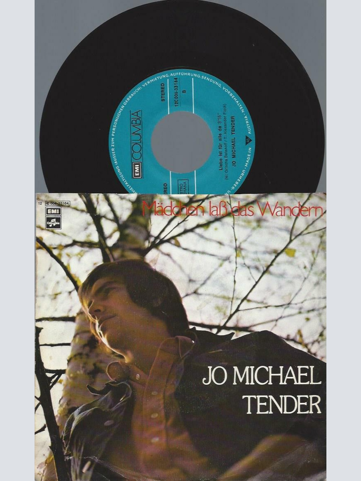 7"    Jo Michael Tender  Mädchen, Laß Das Wandern