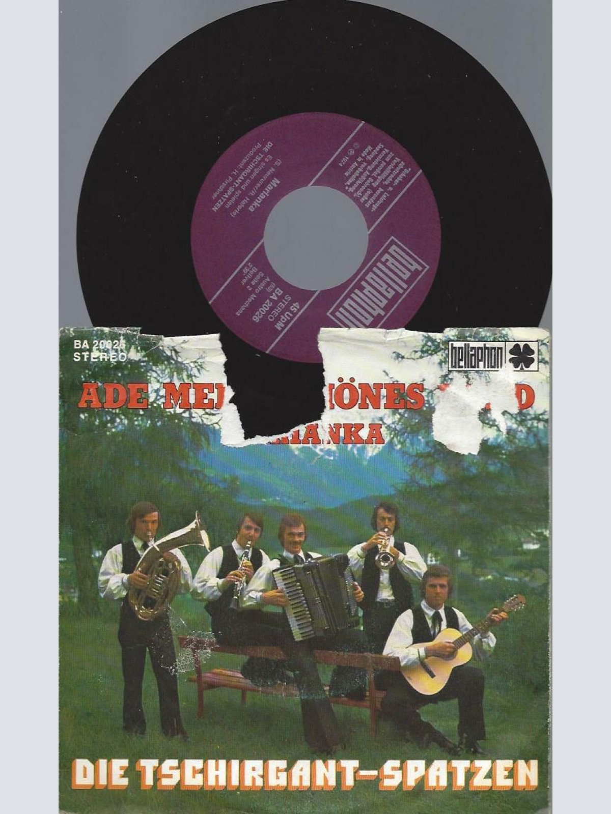 7"   Die Tschirigant Spatzen ade mein schönes Land