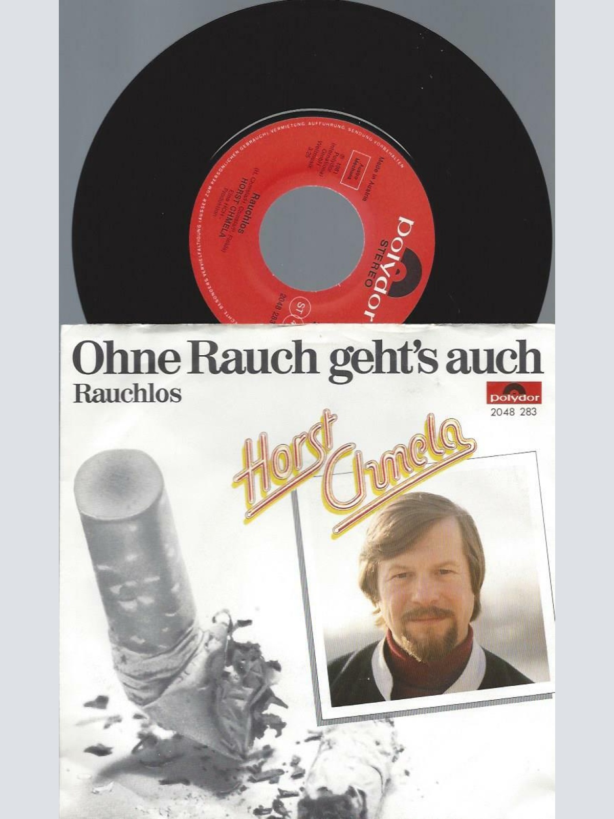 7"    Horst Chmela  Ohne Rauch Geht's Auch