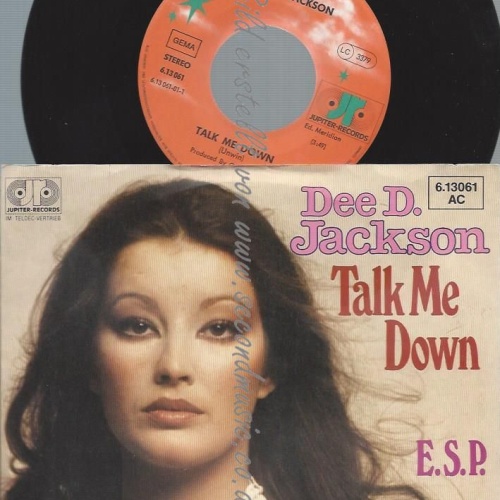 7"   Dee D. Jackson – Talk Me Down // PROMO
