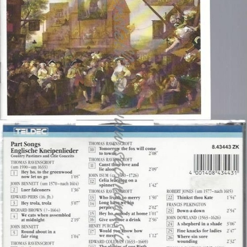 CD--PRO CANTIONE ANTIQUA, BROWN/PARTRIDGE, ET AL.--PART SONGS