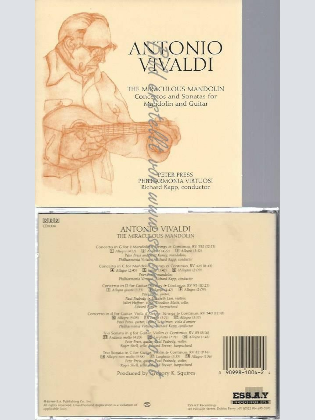 CD--VIVALDI,A. | --MIRACULOUS MANDOLIN