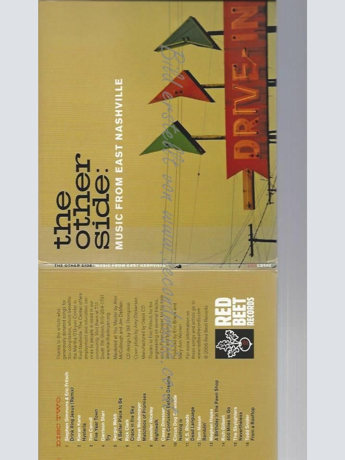 CD--MUSIC FROM EAST NASHVILLE | --OTHER SIDE,THE