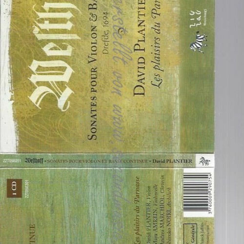 CD--PLANTIER, LES PLAISIRS DU PARNASSE, ET AL. | --SONATEN FÜR VIOLINE & B. C. (