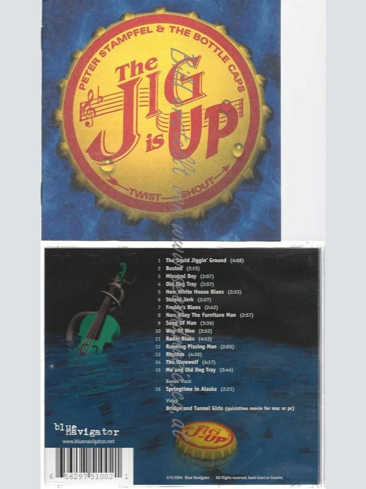 CD--PETER STAMPFEL | --THE JIG IS UP