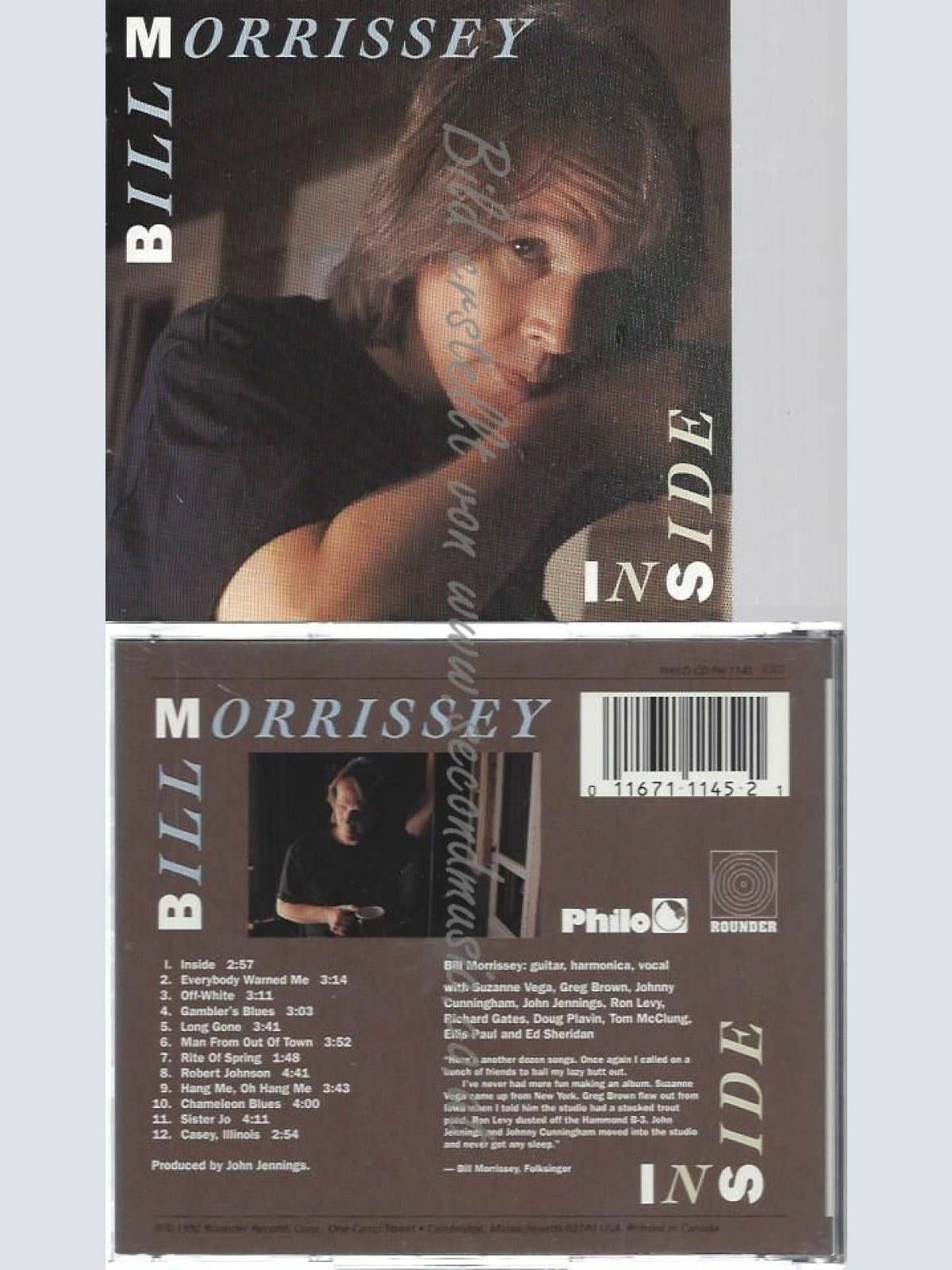 CD--BILL MORRISSEY | --INSIDE