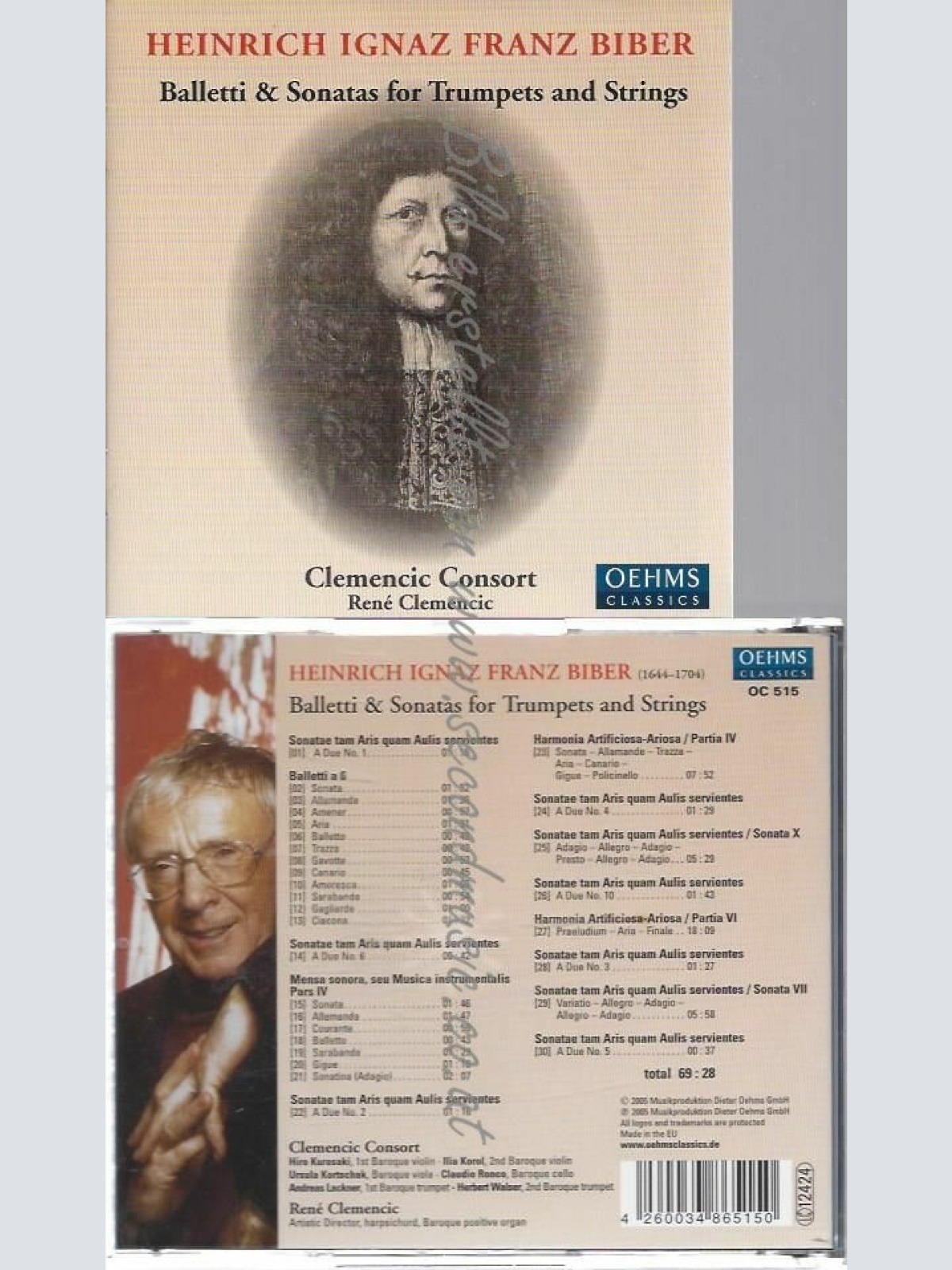 CD--CLEMENCIC CONSORT, CLEMENCIC, --BALLETTI & SONATAS FOR TRUMPETS AND STRINGS