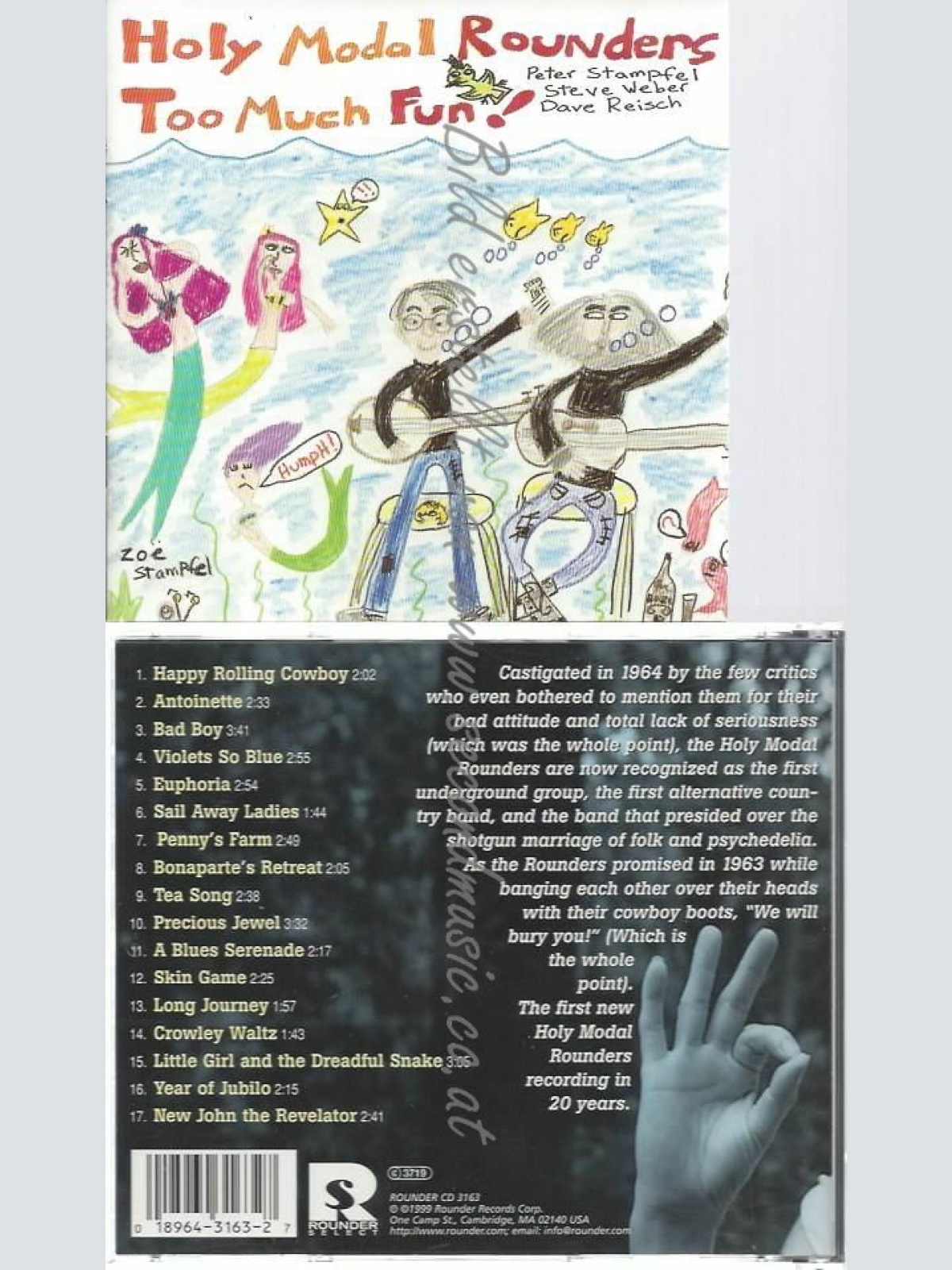 CD--HOLY MODAL ROUNDERS,THE | --TOO MUCH FUN