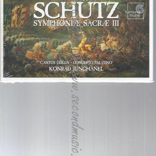 CD--CANTUS COELLN, HEINRICH SCHÜTZ, ET AL. | --SYMPHONIAE SACRAE III
