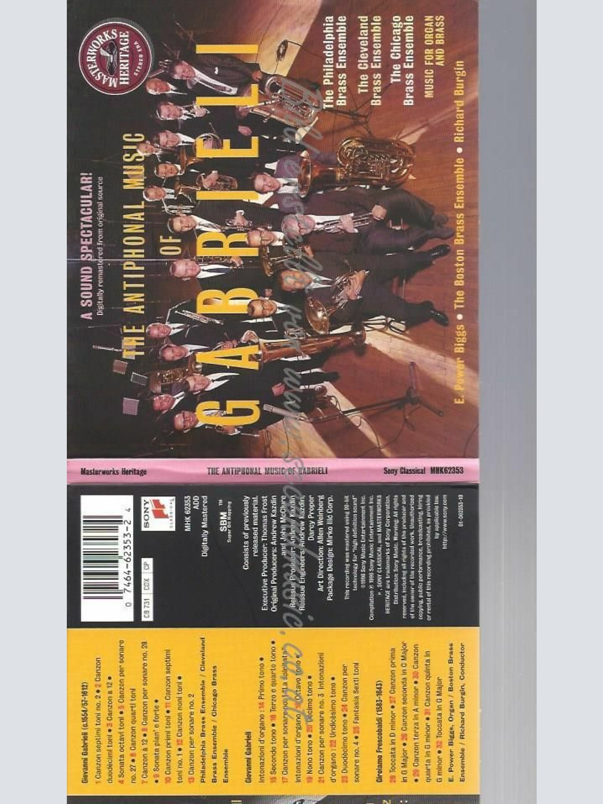 CD--VARIOUS [SONY CLASSICAL] | --MASTERWORKS HERITAGE - THE VIRTUOSO BRASS