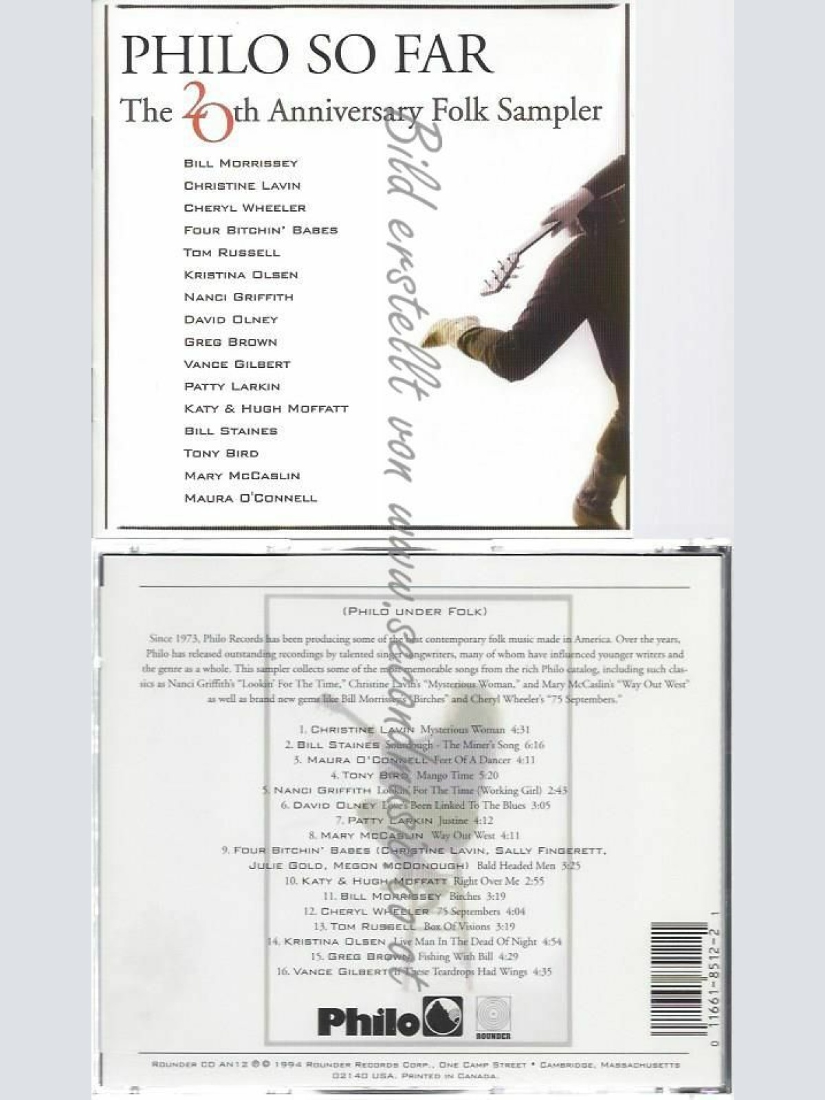 CD--VA-PHILO SO FAR | --PHILO SO FAR-20 TH ANNIVERSARY