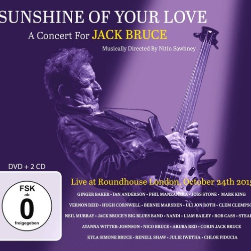 2xCD, Comp + DVD Various - Sunshine Of Your Love - A Concert For Jack Bruce