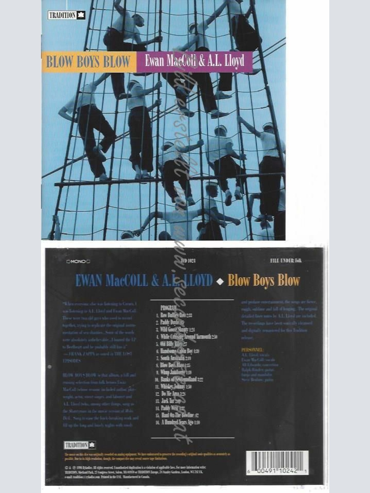 CD--EWAN MACCOLL UND A.L. LLOYD | --BLOW,BOYS,BLOW