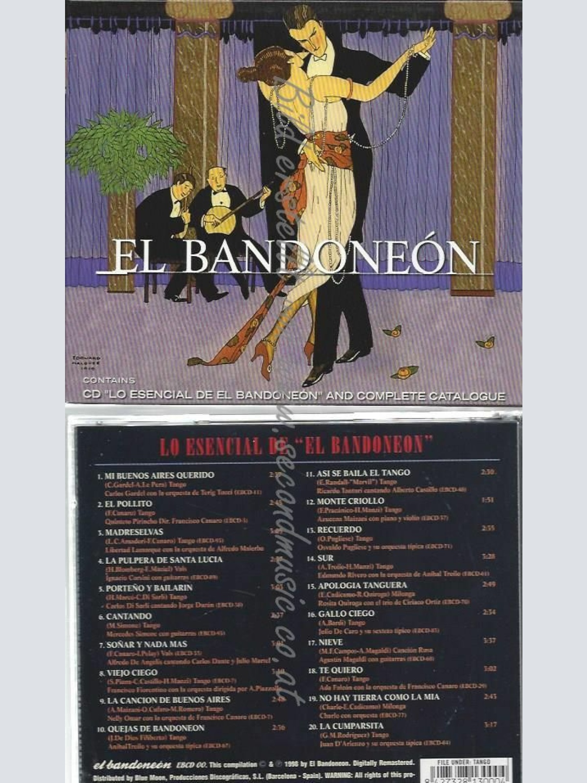 CD--CARLOS GARDEL | --EL BANDONEÓN