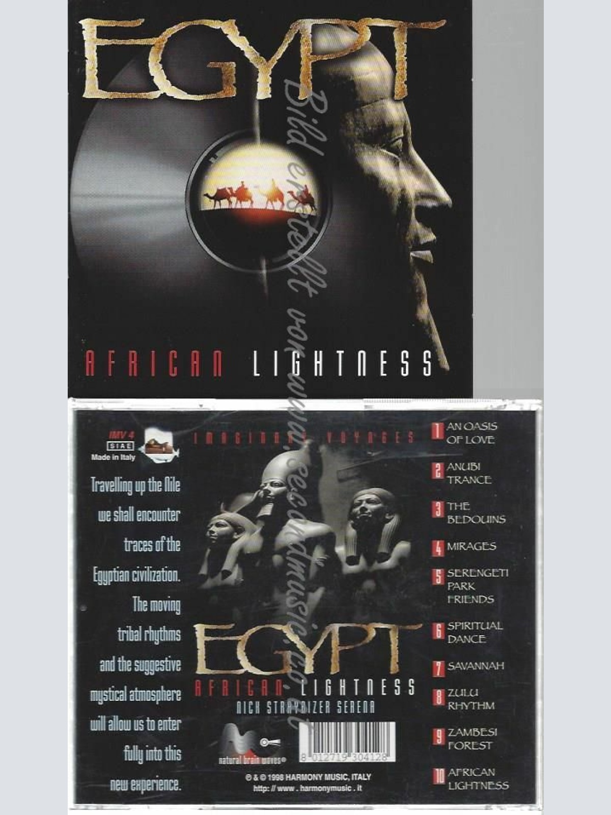 CD--NATURAL BRAIN WAVES | --EGYPT-AFRICAN LIGHTNESS