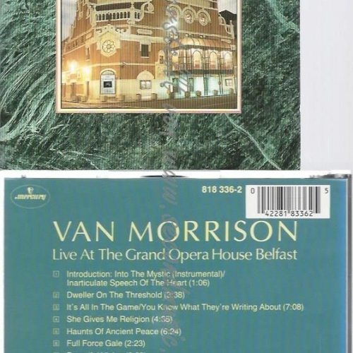 CD--MORRISON,VAN | --LIVE AT THE BELFAST OPERA