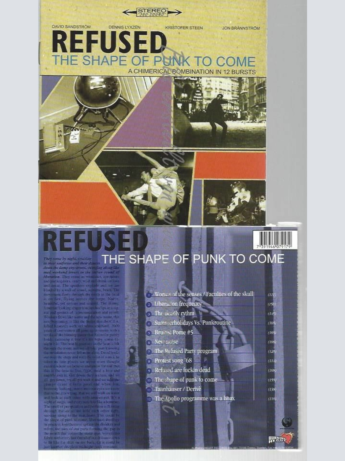 CD--REFUSED | --++THE SHAPE OF PUNK TO COME