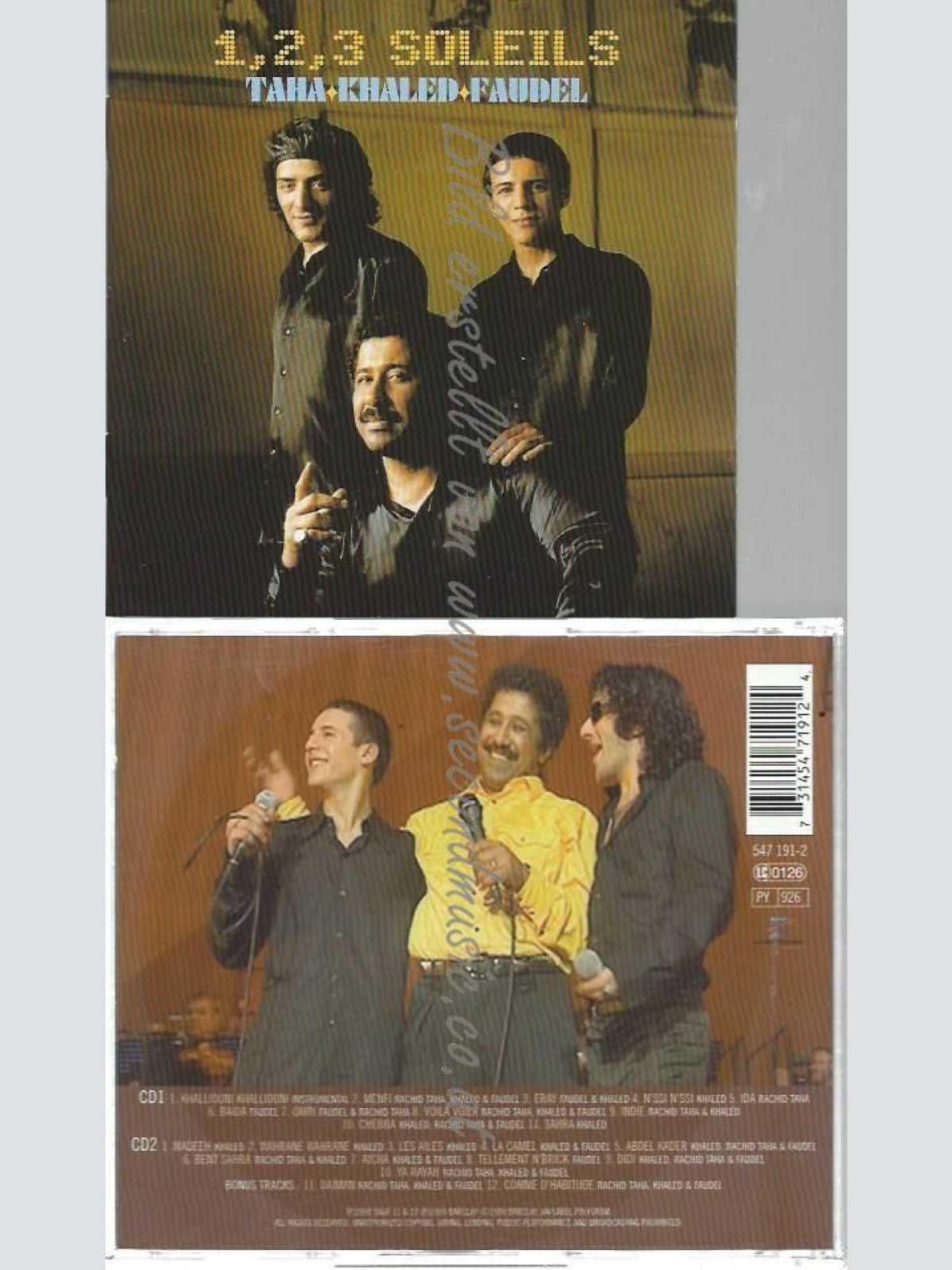 CD--TAHA/KHALED/FAUDEL | -1-2-3-,, SOLEILS (-CD)