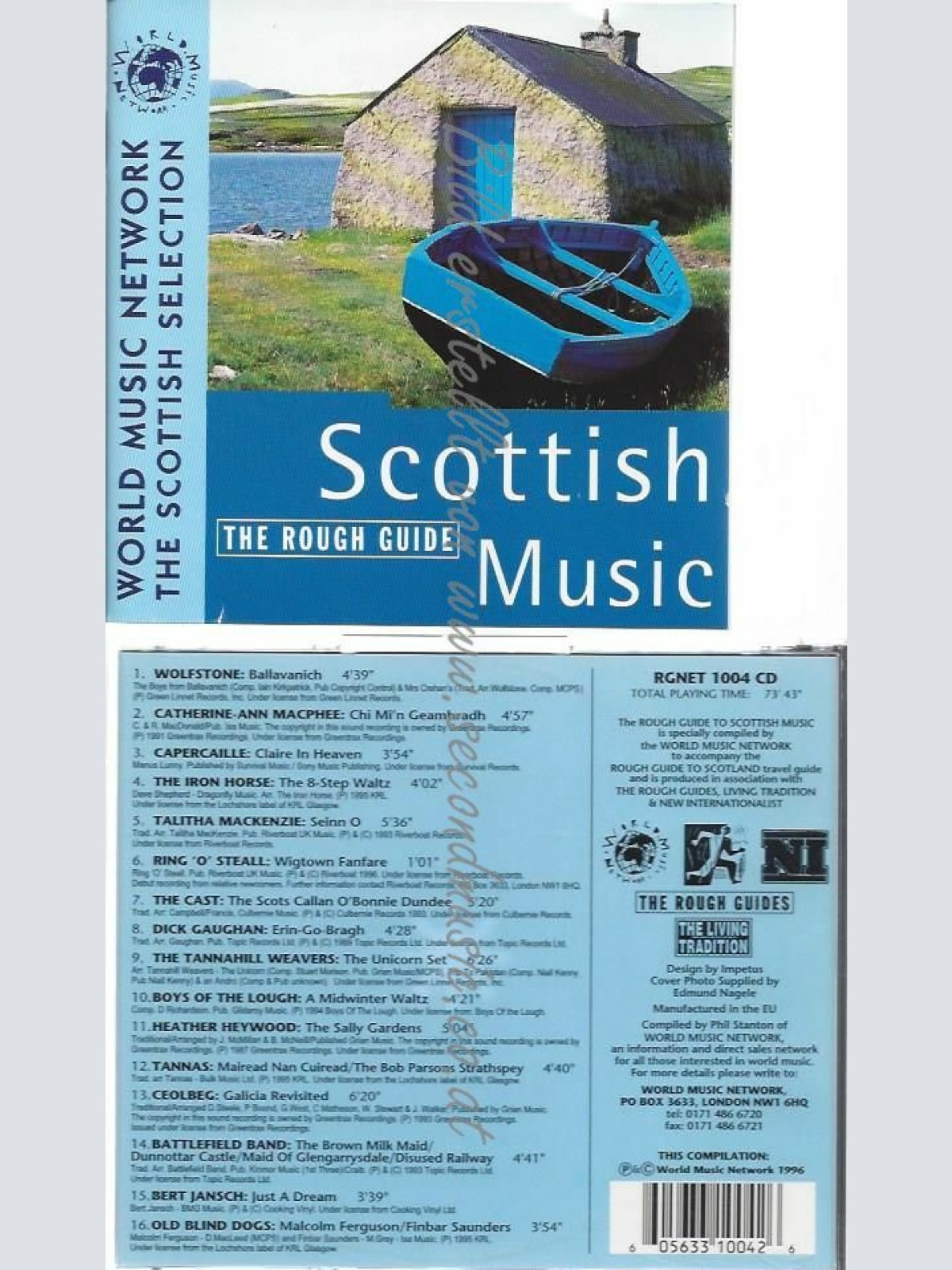 CD--COTTISH MUSIC/ VARIOUS | --ROUGH GUIDE