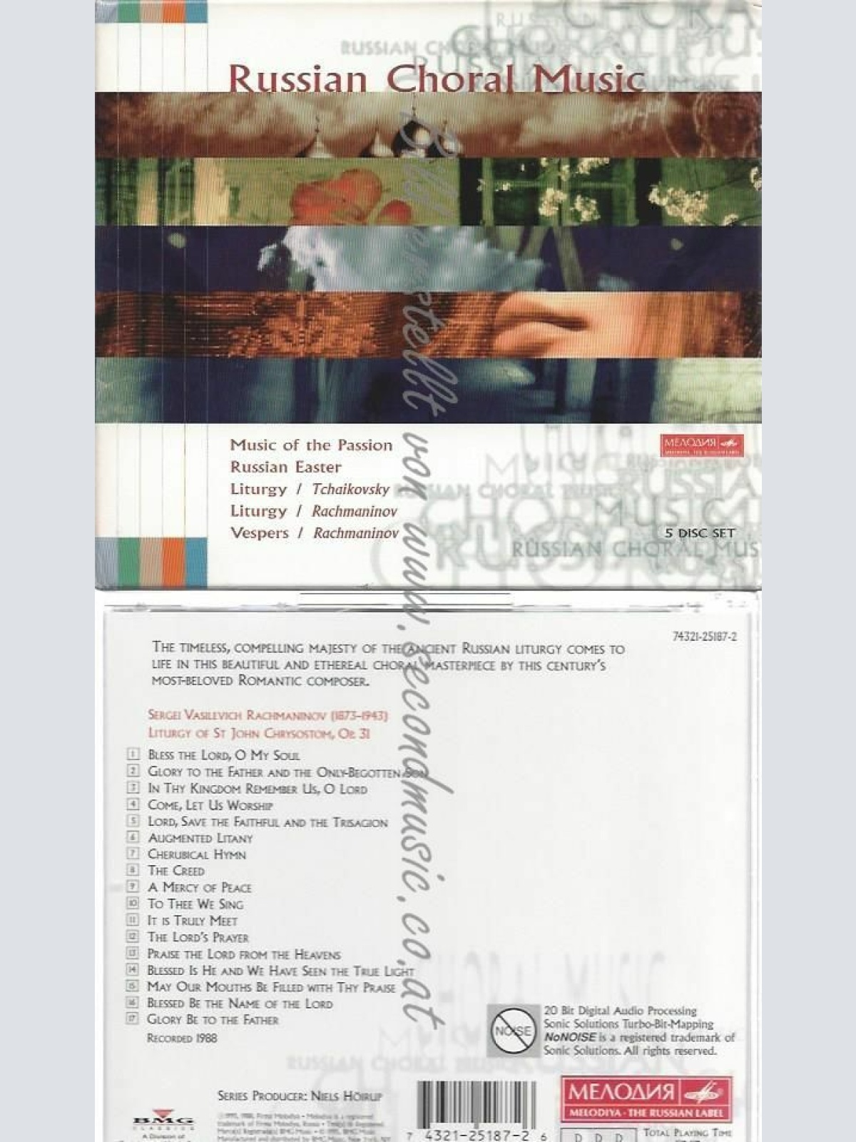 CD-- CD'S/ VARIOUS | --RUSSIAN CHORAL MUSIC 5 CDs