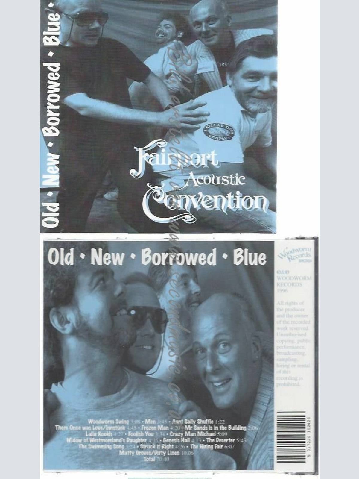 CD--FAIRPORT CONVENTION | --OLD NEW BORROWED BLUE (ACCOUSTIC ALBUM)