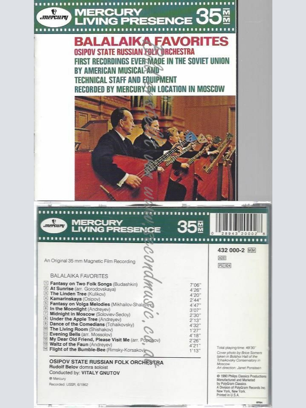 CD--OSIPOV STATE RUSSIAN FOLK ORCHESTRA,VITALY GNUTOV, RIMSKY-KORSSAKOFF,