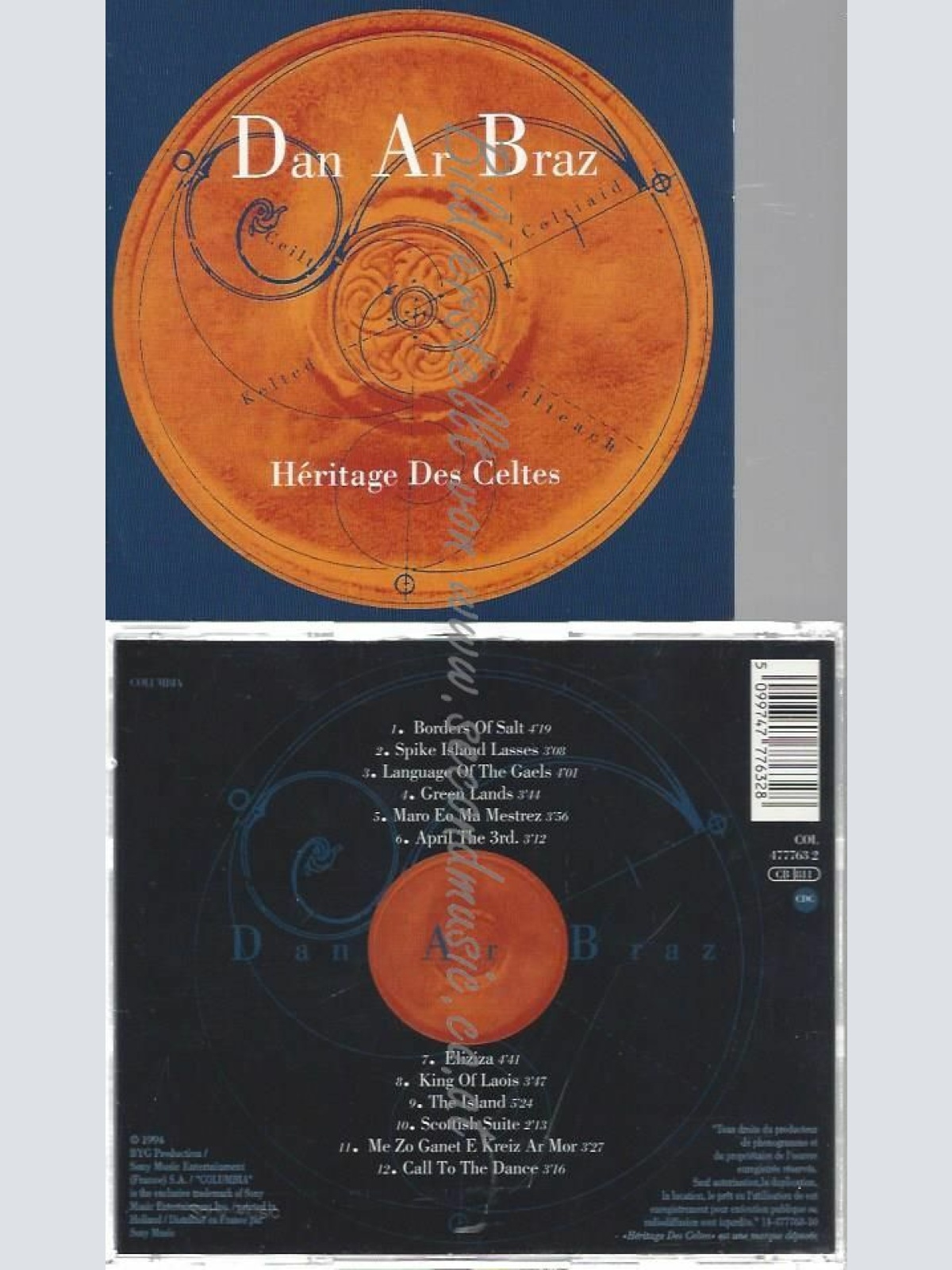CD--DAN AR BRAZ UND HÉRITAGE DES CELTES | --HERITAGE DES CELTES