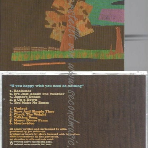 CD--ALFIE | --IF YOU HAPPY WITH YOU NEED DO NOTHING - ALFIE CD