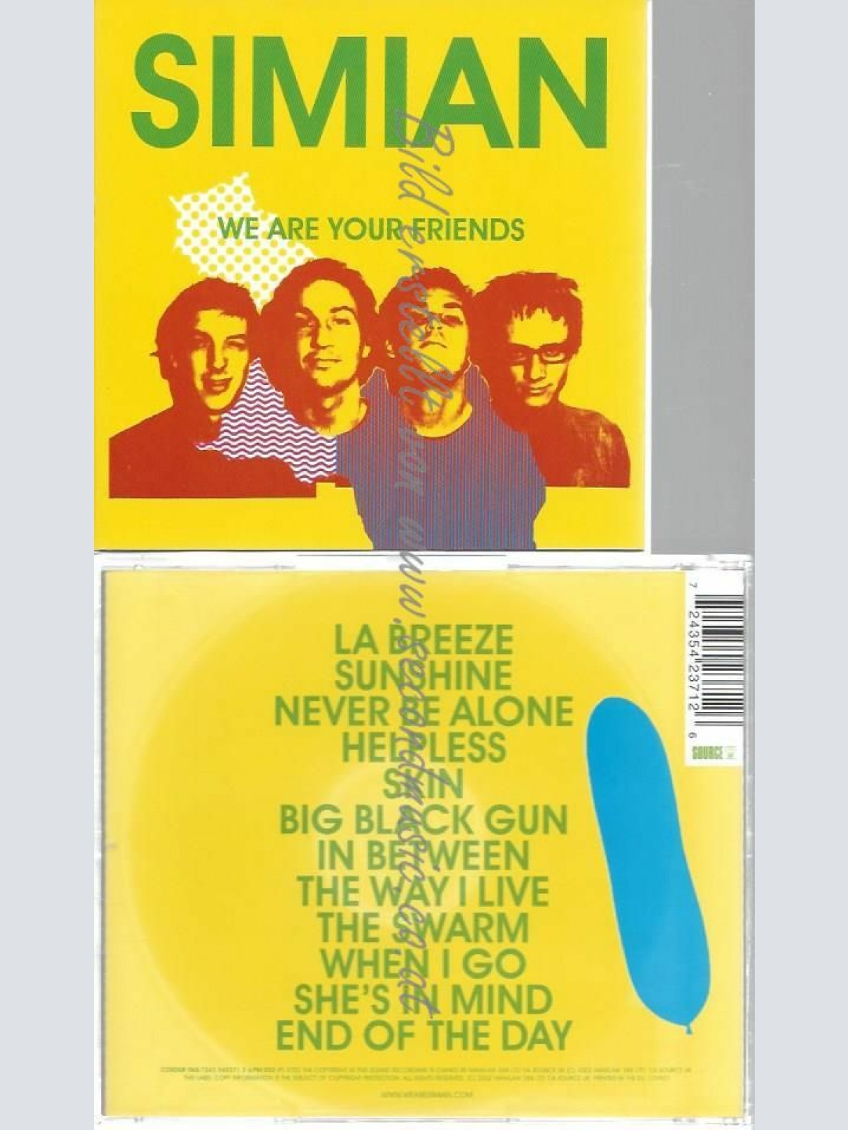 CD--SIMIAN | --WE ARE YOUR FRIENDS