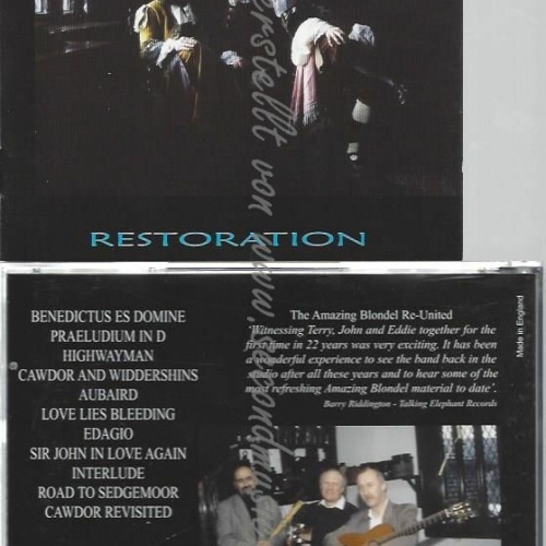 CD--AMAZING BLONDEL | --RESTORATION