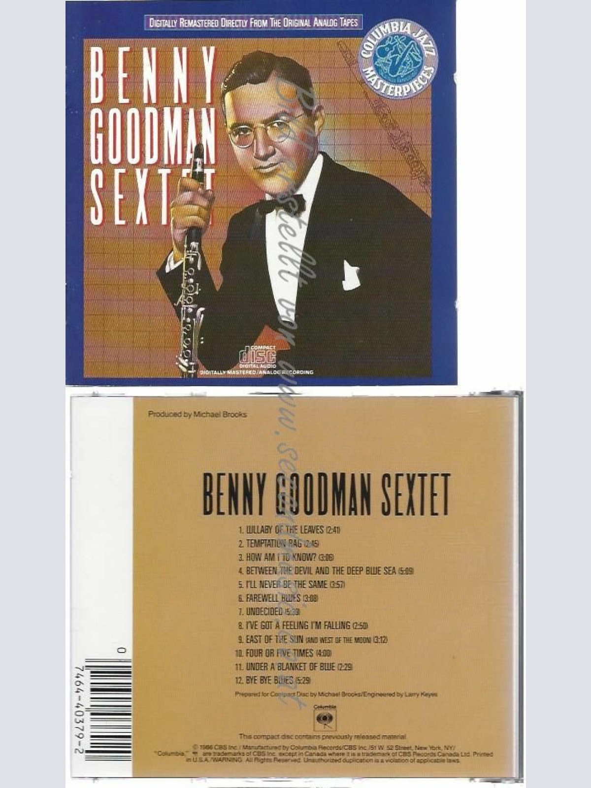 CD--BENNY GOODMAN | --SEXTET