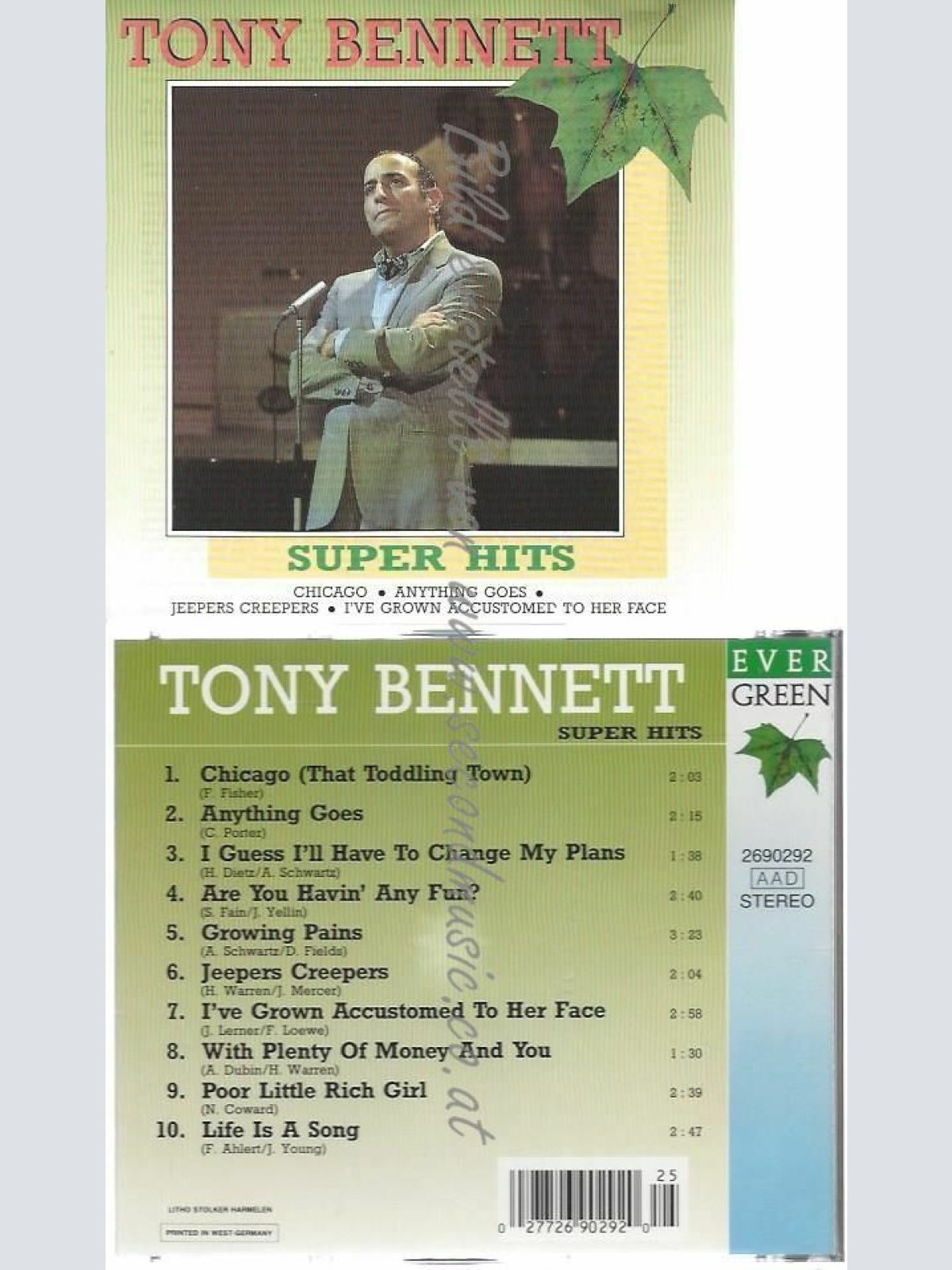 CD--TONY BENNETT | --SUPERHITS