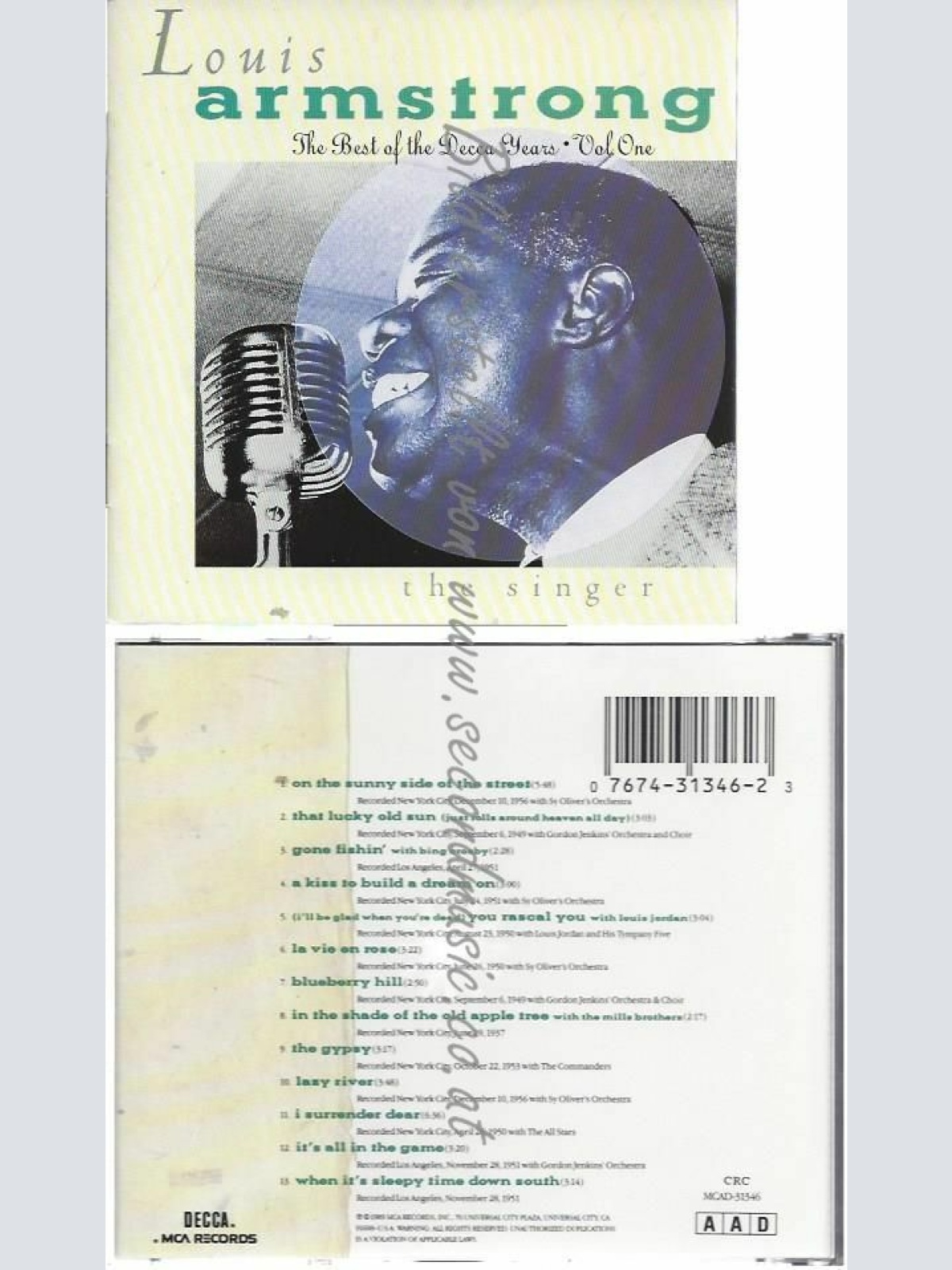 CD--LOUIS ARMSTRONG | --BEST OF DECCA YEARS