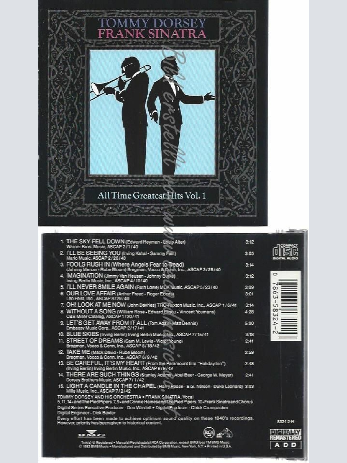 CD--TOMMY DORSEY UND FRANK SINATRA | --ALL-TIME HITS NO. 1