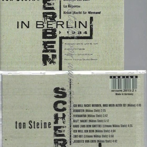 CD--TON STEINE SCHERBEN | --IN BERLIN