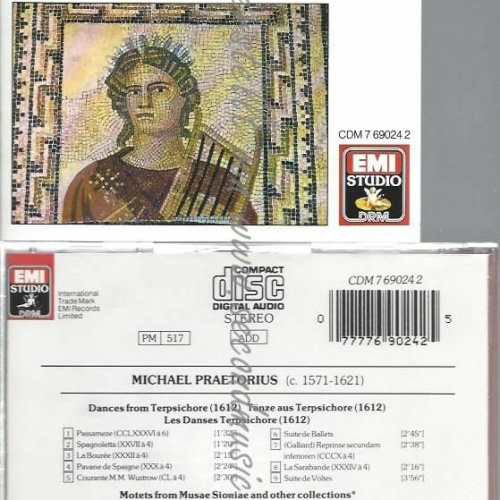 CD----MICHAEL PRAETORIUS: TÄNZE AUS TERPSICHORE