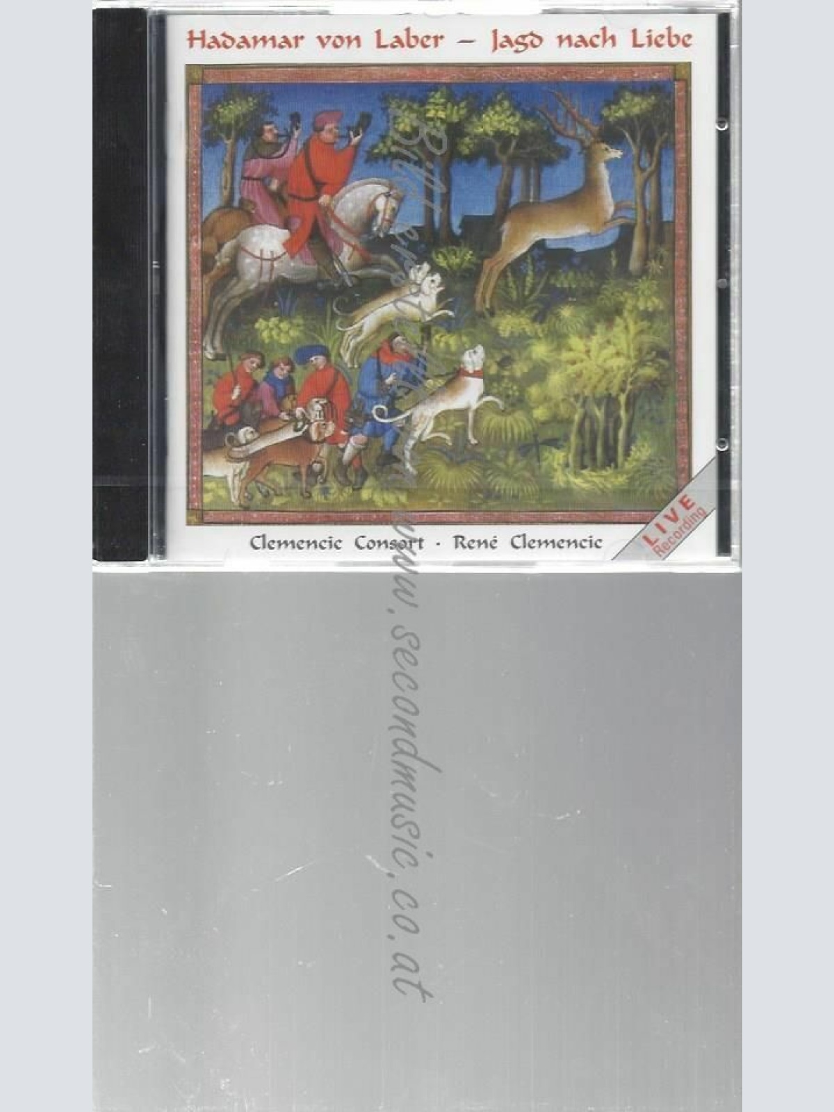 CD--CLEMENCIC CONSORT UND LABER,HADAMAR VON | --JAGD NACH LIEBE