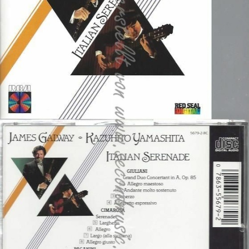CD--GALWAY/YAMASHITA | --ITALIAN SERENADE