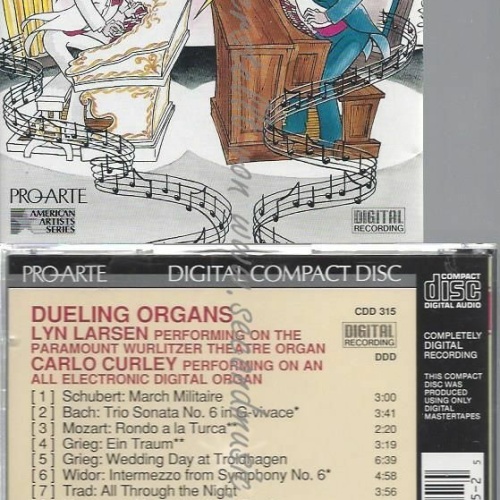 CD--LARSEN/CURLEY | --DUELING ORGANS