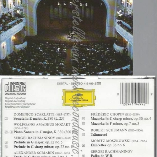 CD--HOROWITZ,VLADIMIR, SCARLATTI, ET AL. | --HOROWITZ IN MOSKAU