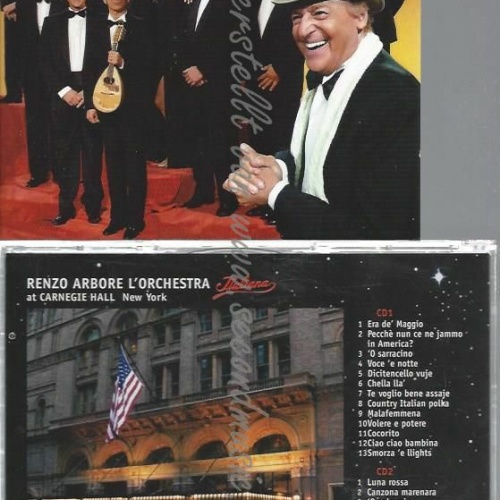 CD--RENZO ARBORE | --LIVE AT CARNEGIE HALL NY