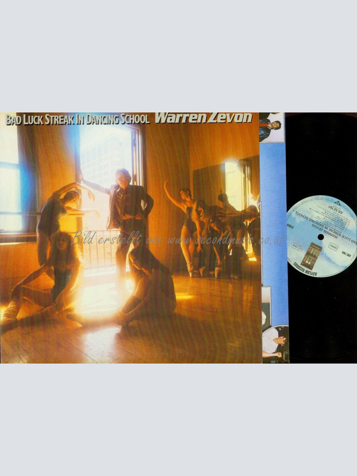 LP--   Warren Zevon – Bad Luck Streak In Dancing School  //OIS // DE