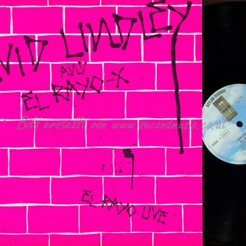 LP---  David Lindley And El Rayo-X  El Rayo Live  //DE //NM
