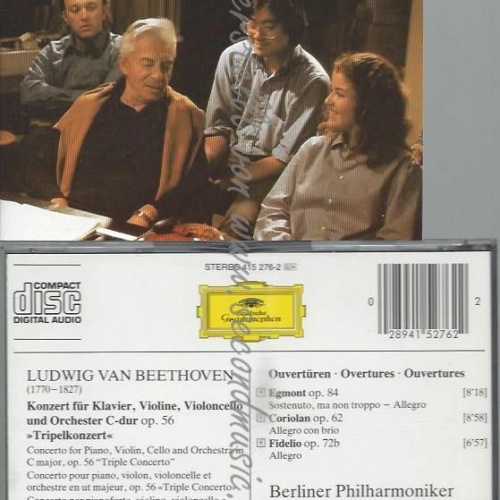 CD--OUVERTÜREN/ ZELTSER, MA, ET AL. | --TRIPELKONZERT OP.