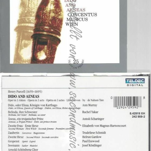 CD--PURCELL, HENRY | --DIDO AND AENEAS