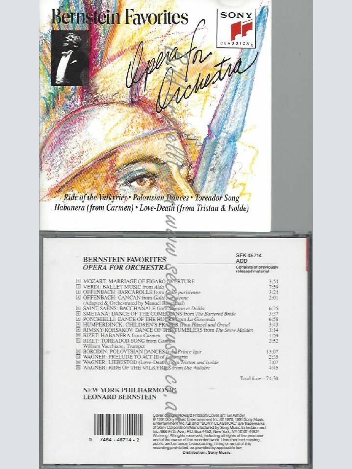 CD--BERNSTEIN/NYPO | --BERNSTEIN:OPERA FOR ORCHESTRA