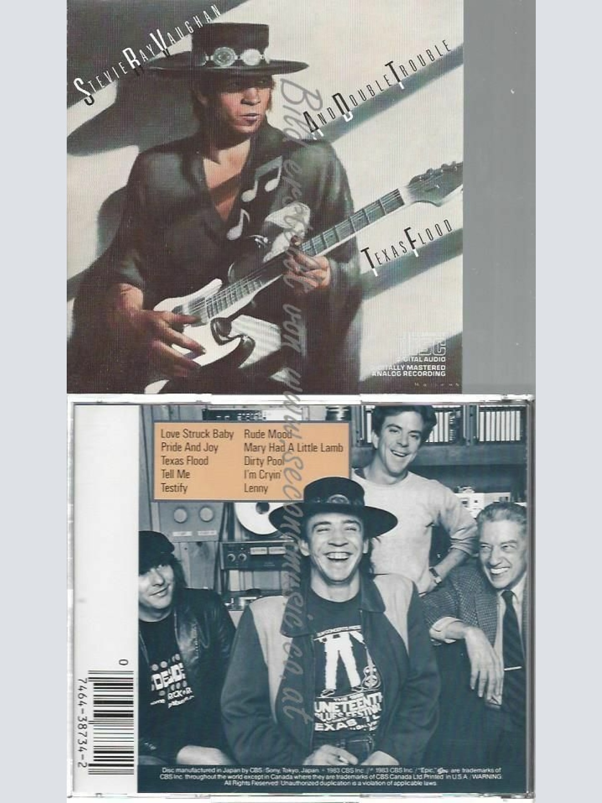 CD--STEVIE RAY VAUGHAN  AND DOUBLE TROUBLE | --TEXAS FLOOD