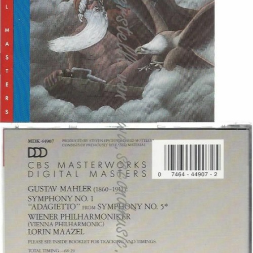 CD--ADAGIETTO-SYM / G. MAHLER | --SYM NO1