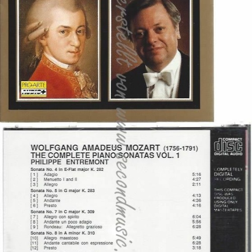 CD--/ ENTREMONT,PHILLIPPE | --MOZART:PIANO SONATAS -