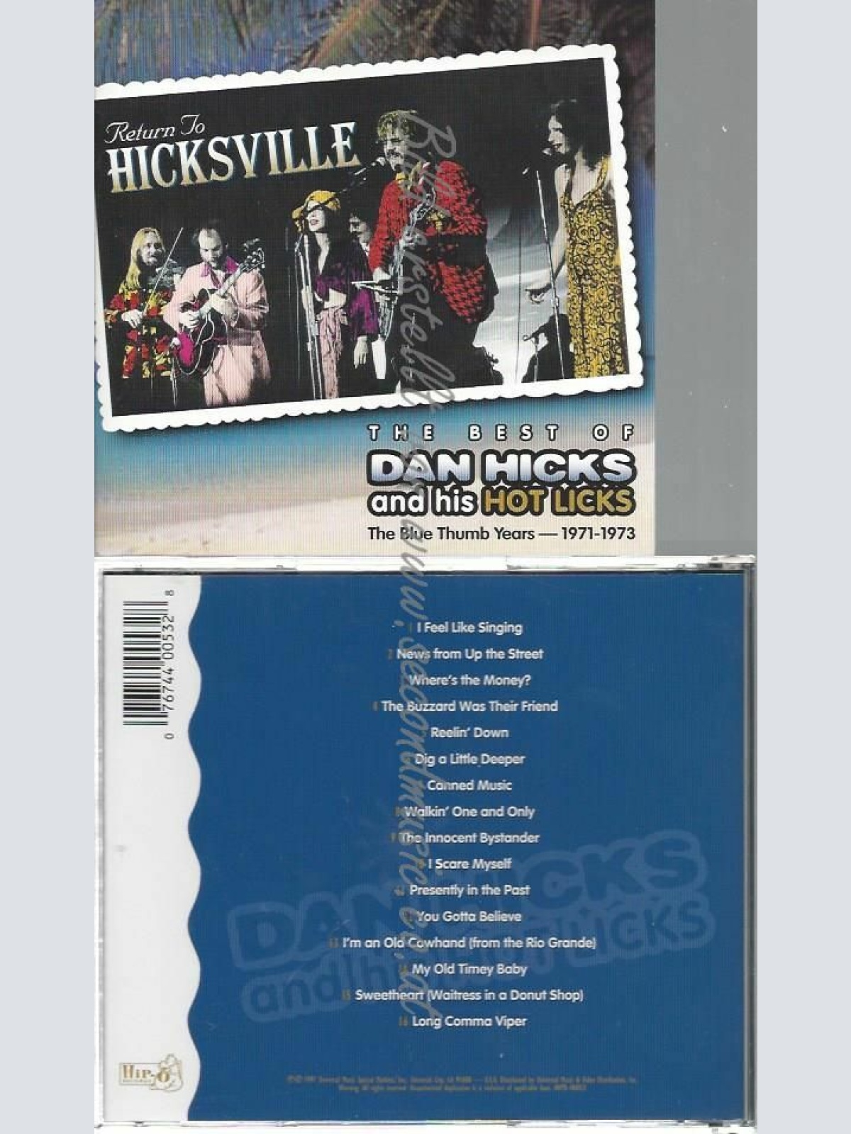 CD--DAN HICKS | --RETURN TO HICKSVILLE:
